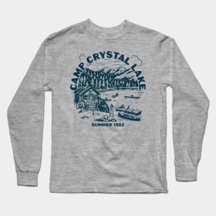 Camp Crystal Lake Summer '82 (on light) Long Sleeve T-Shirt